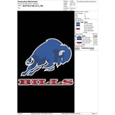 Buffalo Bills 4 : Embroidery Design - FineryEmbroidery